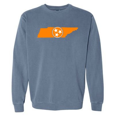 Tennessee Orange Tristar Flag State Garment-Dyed Sweatshirt