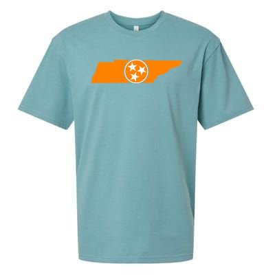 Tennessee Orange Tristar Flag State Sueded Cloud Jersey T-Shirt