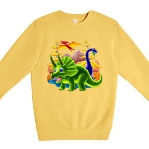 Triceratops & Others Premium Crewneck Sweatshirt