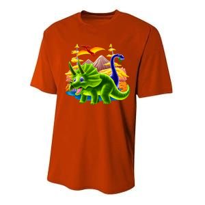 Triceratops & Others Performance Sprint T-Shirt