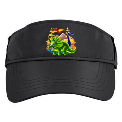 Triceratops & Others Adult Drive Performance Visor