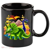 Triceratops & Others 11oz C Handle Ceramic Mug