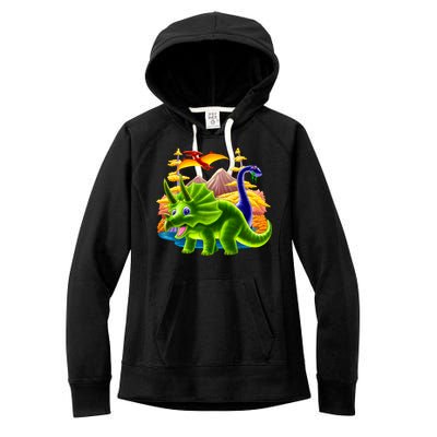 Triceratops & Others Women's Fleece Hoodie