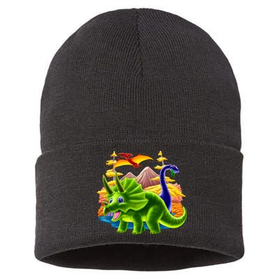 Triceratops & Others Sustainable Knit Beanie