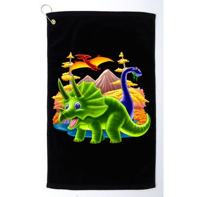 Triceratops & Others Golf Towel