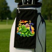 Triceratops & Others Golf Towel