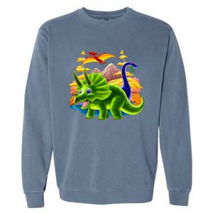 Triceratops & Others Garment-Dyed Sweatshirt