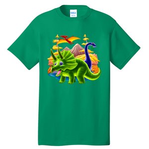 Triceratops & Others Tall T-Shirt