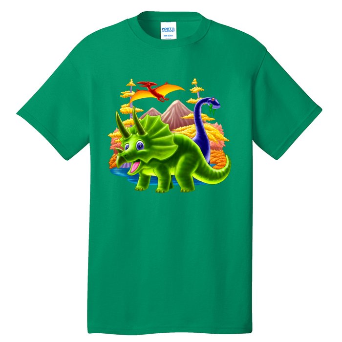 Triceratops & Others Tall T-Shirt