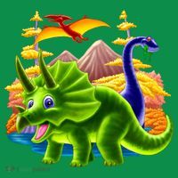 Triceratops & Others Tall T-Shirt