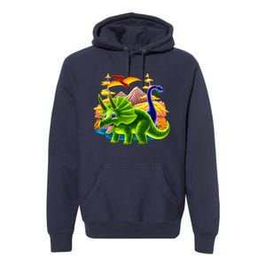 Triceratops & Others Premium Hoodie