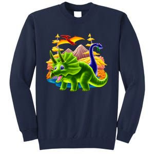 Triceratops & Others Tall Sweatshirt