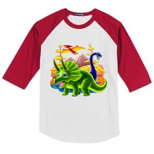 Triceratops & Others Kids Colorblock Raglan Jersey