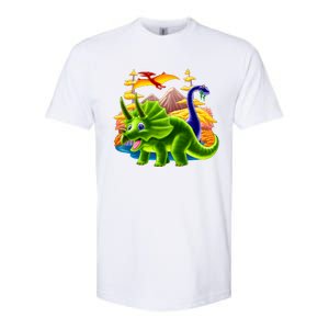 Triceratops & Others Softstyle CVC T-Shirt