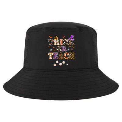 Trick Or Teach Funny Teacher Happy Halloween Costume Gifts Cool Comfort Performance Bucket Hat