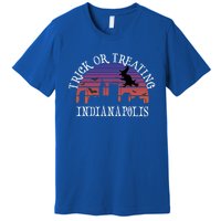 Trick Or Treating Indianapolis Meaningful Gift Spooky Halloween Gift Premium T-Shirt