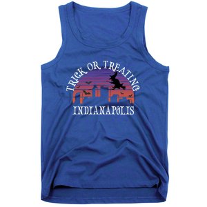 Trick Or Treating Indianapolis Meaningful Gift Spooky Halloween Gift Tank Top