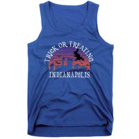 Trick Or Treating Indianapolis Meaningful Gift Spooky Halloween Gift Tank Top