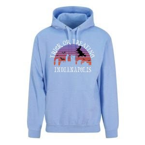 Trick Or Treating Indianapolis Meaningful Gift Spooky Halloween Gift Unisex Surf Hoodie