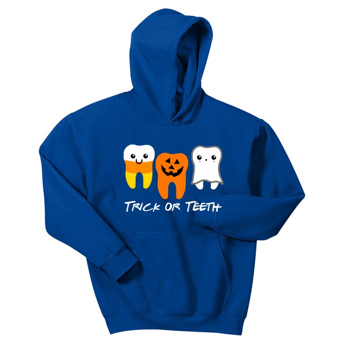 Trick Or Teeth Cute Dental Halloween Hygienist Dentist Rdh Gift Kids Hoodie