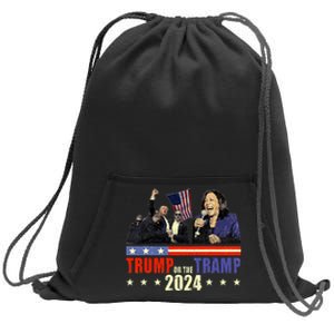 Trump Or The Tramp 2024 Vote For Trump Trump Vance 2024 Sweatshirt Cinch Pack Bag