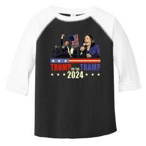 Trump Or The Tramp 2024 Vote For Trump Trump Vance 2024 Toddler Fine Jersey T-Shirt