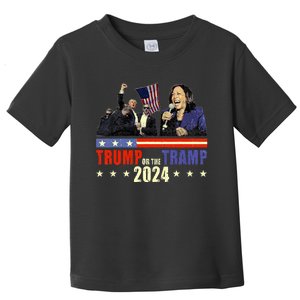 Trump Or The Tramp 2024 Vote For Trump Trump Vance 2024 Toddler T-Shirt