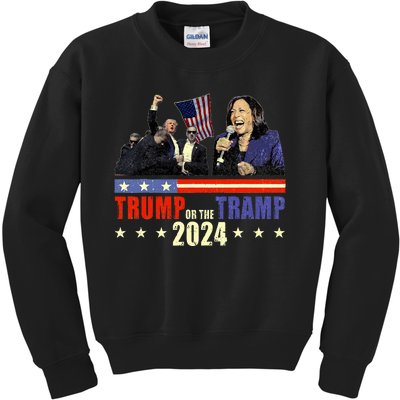 Trump Or The Tramp 2024 Vote For Trump Trump Vance 2024 Kids Sweatshirt