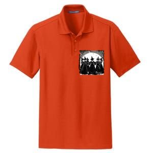 Trick Or Treat Witch Witches Girl Will Be Girl Halloween Dry Zone Grid Polo