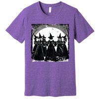 Trick Or Treat Witch Witches Girl Will Be Girl Halloween Premium T-Shirt