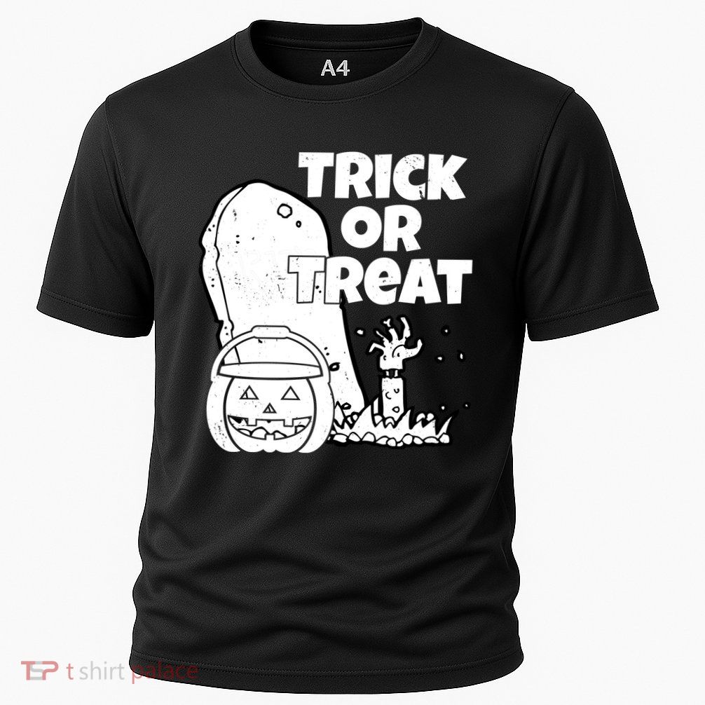 Trick Or Treat Halloween Spooky Graveyard Performance Shirt