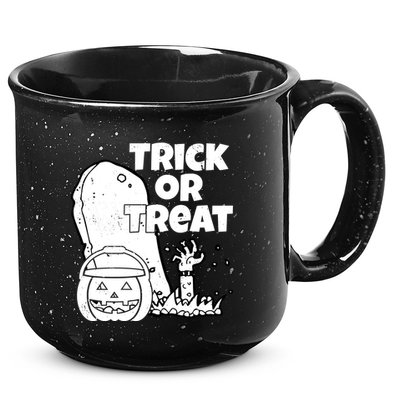 Trick Or Treat Halloween Spooky Graveyard 15oz Campfire Ceramic Mug