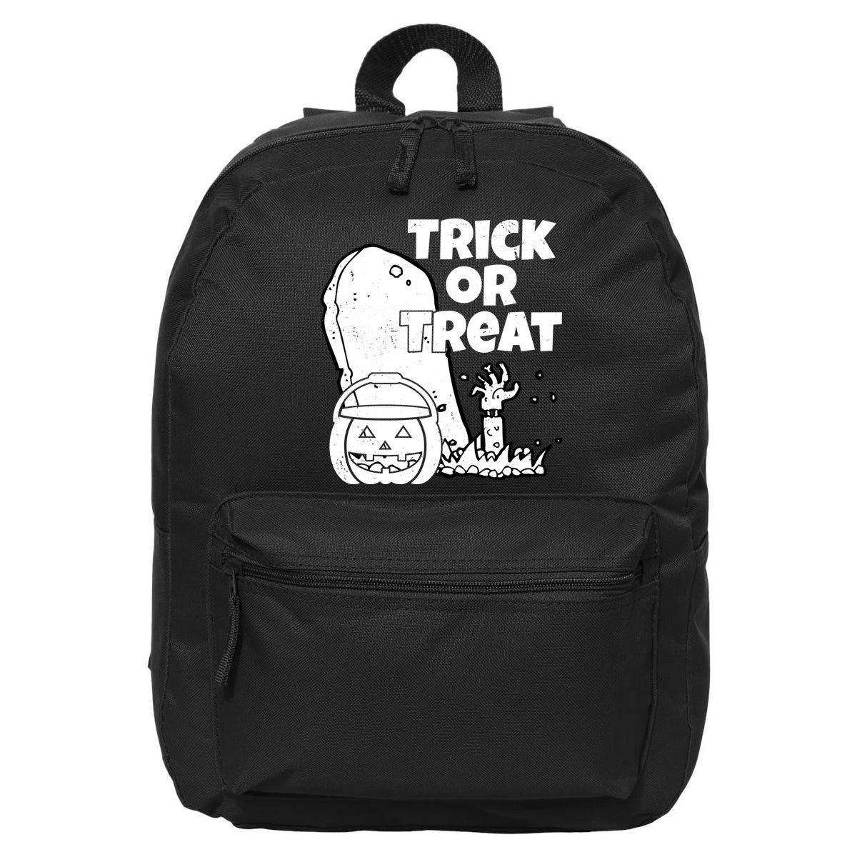 Trick Or Treat Halloween Spooky Graveyard 16 in Basic Backpack