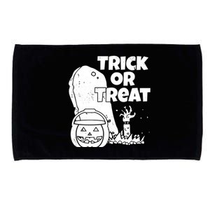 Trick Or Treat Halloween Spooky Graveyard Microfiber Hand Towel