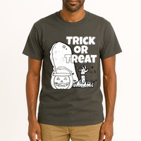 Trick Or Treat Halloween Spooky Graveyard Tall T-Shirt