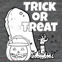 Trick Or Treat Halloween Spooky Graveyard Flatbill Hat
