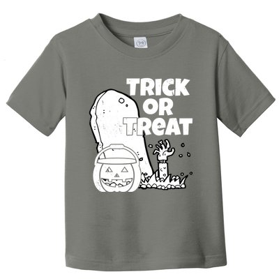 Trick Or Treat Halloween Spooky Graveyard Toddler T-Shirt