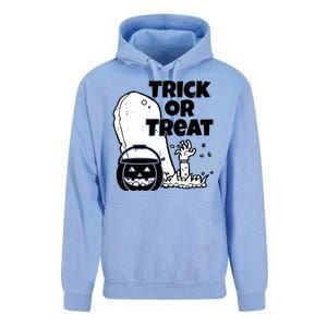 Trick Or Treat Halloween Spooky Graveyard Unisex Surf Hoodie