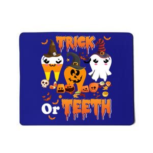 Trick Or Teeth Cute Witch Teeth Dental Dentist Halloween Gift Mousepad