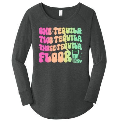 Tequila One Tequila Two Tequila Three Tequila Floor Women's Perfect Tri Tunic Long Sleeve Shirt