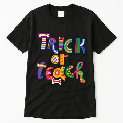 Trick Or Teach Funny Teacher Halloween Costume Wo  Tall T-Shirt