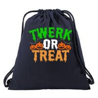 Twerk Or Treat Funny Halloween Trick Or Treat Drawstring Bag