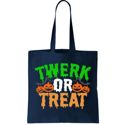 Twerk Or Treat Funny Halloween Trick Or Treat Tote Bag