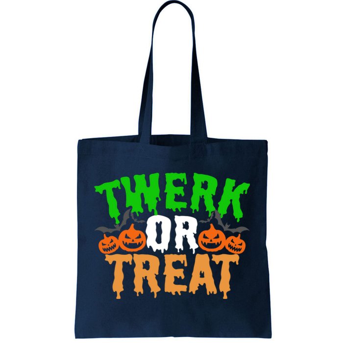 Twerk Or Treat Funny Halloween Trick Or Treat Tote Bag