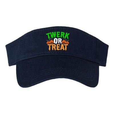 Twerk Or Treat Funny Halloween Trick Or Treat Valucap Bio-Washed Visor