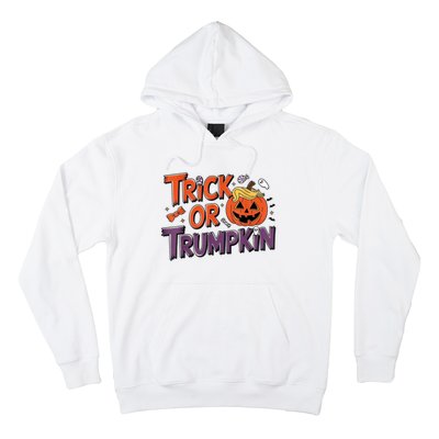 Trick Or Trumpkin Make Halloween Great Again Pro Trump 2024 Hoodie