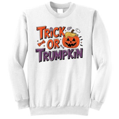 Trick Or Trumpkin Make Halloween Great Again Pro Trump 2024 Sweatshirt