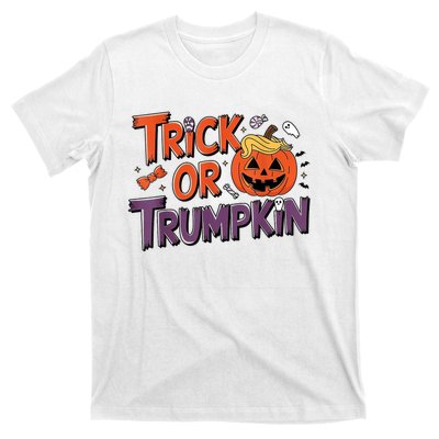 Trick Or Trumpkin Make Halloween Great Again Pro Trump 2024 T-Shirt