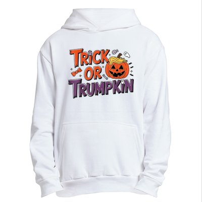 Trick Or Trumpkin Make Halloween Great Again Pro Trump 2024 Urban Pullover Hoodie