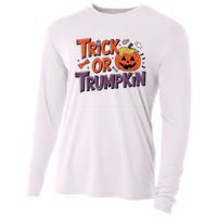 Trick Or Trumpkin Make Halloween Great Again Pro Trump 2024 Cooling Performance Long Sleeve Crew